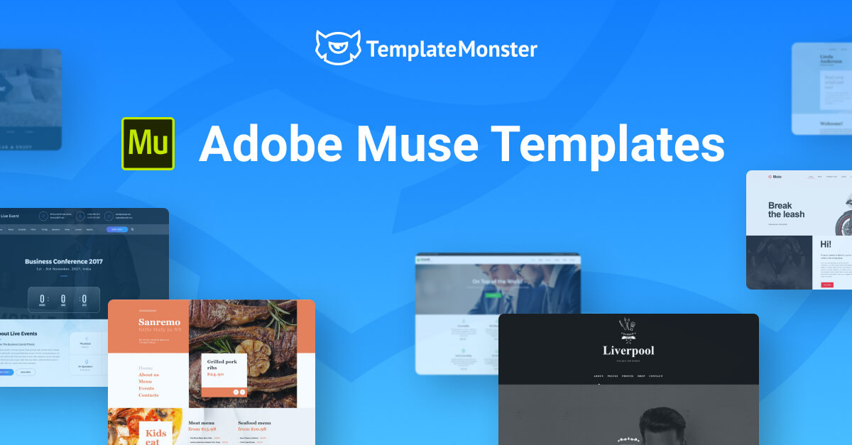 Free Adobe Muse Templates | TemplateMonster